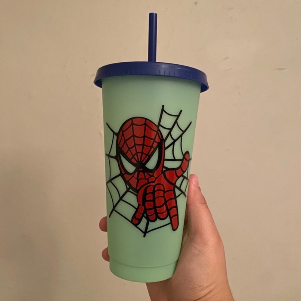 Spider man cup